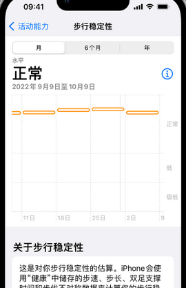 庆城iPhone手机维修如何在iPhone开启'步行稳定性通知'