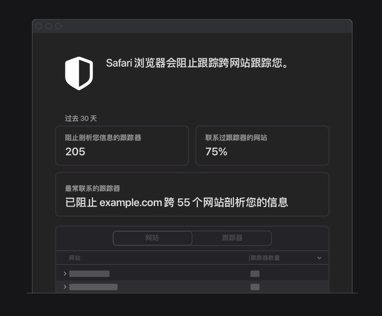 庆城苹果手机维修分享如何在 Safari 浏览器中查看和打开隐私报告 