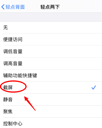 庆城苹果手机维修分享iPhone12如何启用双击截屏 